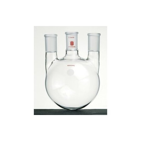 Synthware FLASK, THREE NECK, VERTICAL, 24/40, 24/40, 250mL F444250